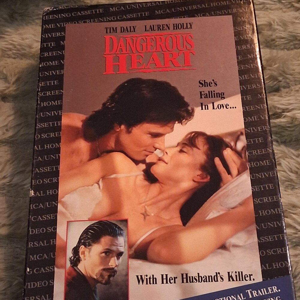 Dangerous Hearts WORKS HOT SEXY!VINTAGE! Screening VHS Lauren Holly Tim Daly